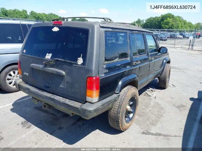 1999 Jeep Cherokee Classic/Sport VIN: 1J4FF68S6XL630724 Lot: 42237548