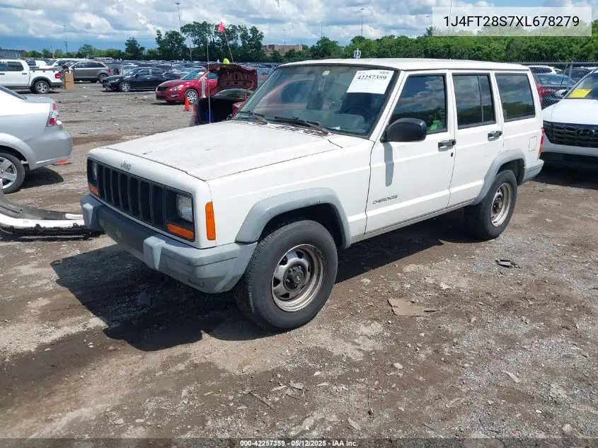 1999 Jeep Cherokee Se VIN: 1J4FT28S7XL678279 Lot: 42257359