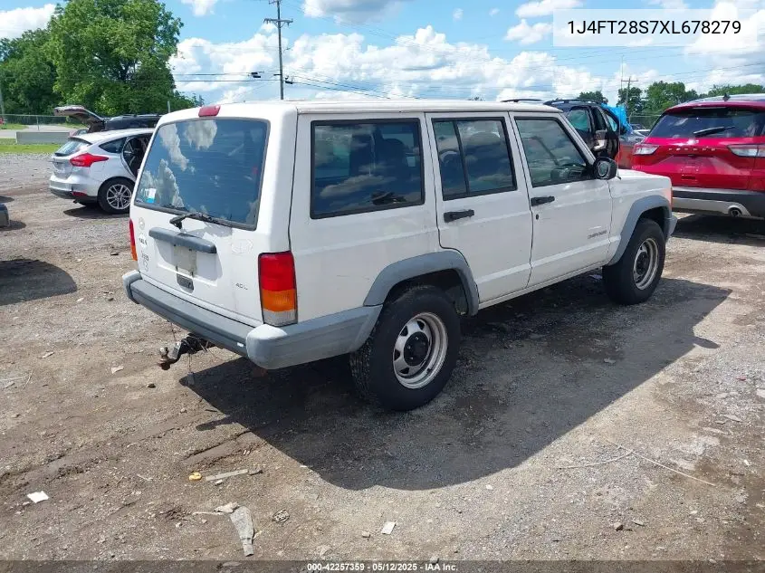 1999 Jeep Cherokee Se VIN: 1J4FT28S7XL678279 Lot: 42257359