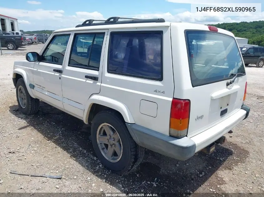 1999 Jeep Cherokee Classic/Sport VIN: 1J4FF68S2XL590965 Lot: 42414950