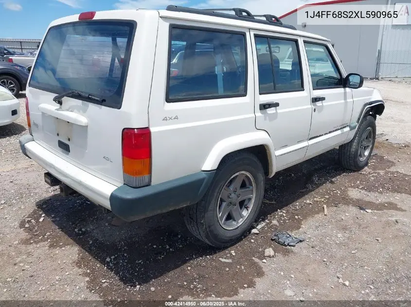 1999 Jeep Cherokee Classic/Sport VIN: 1J4FF68S2XL590965 Lot: 42414950