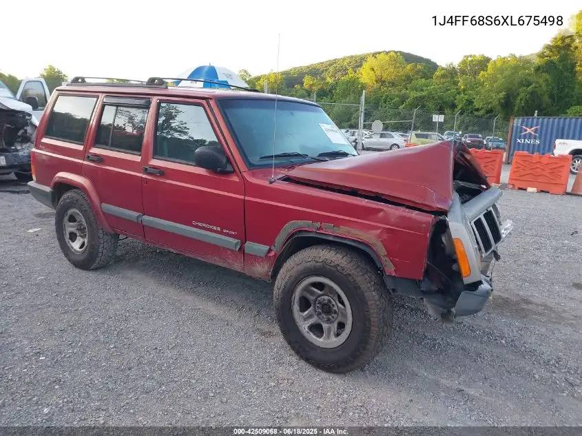 1999 Jeep Cherokee Classic/Sport VIN: 1J4FF68S6XL675498 Lot: 42509068