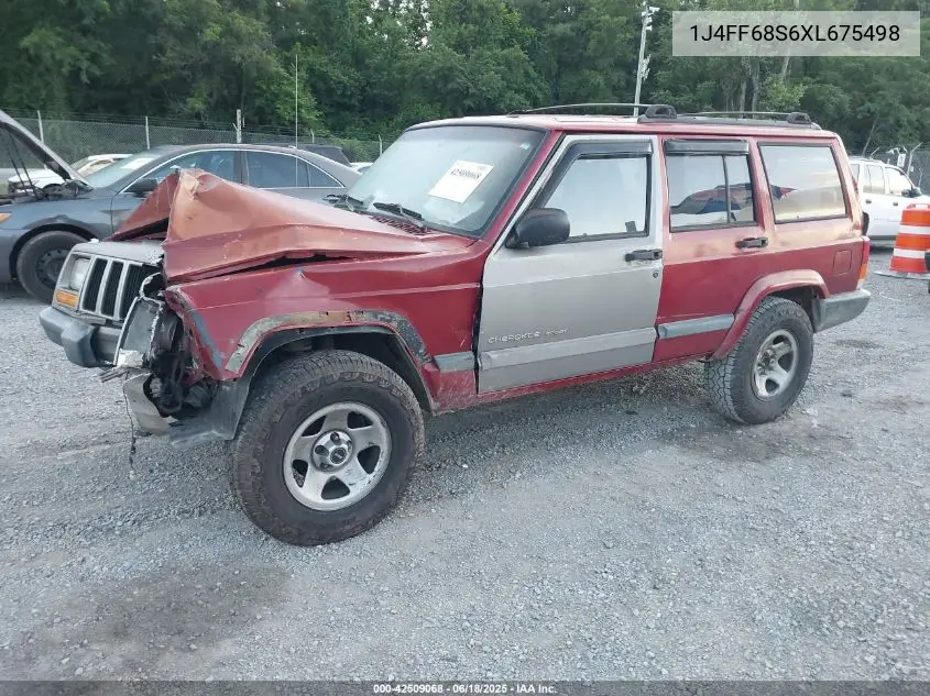 1999 Jeep Cherokee Classic/Sport VIN: 1J4FF68S6XL675498 Lot: 42509068