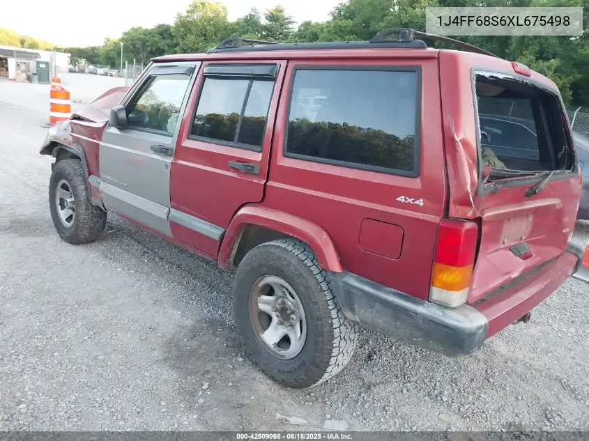 1999 Jeep Cherokee Classic/Sport VIN: 1J4FF68S6XL675498 Lot: 42509068
