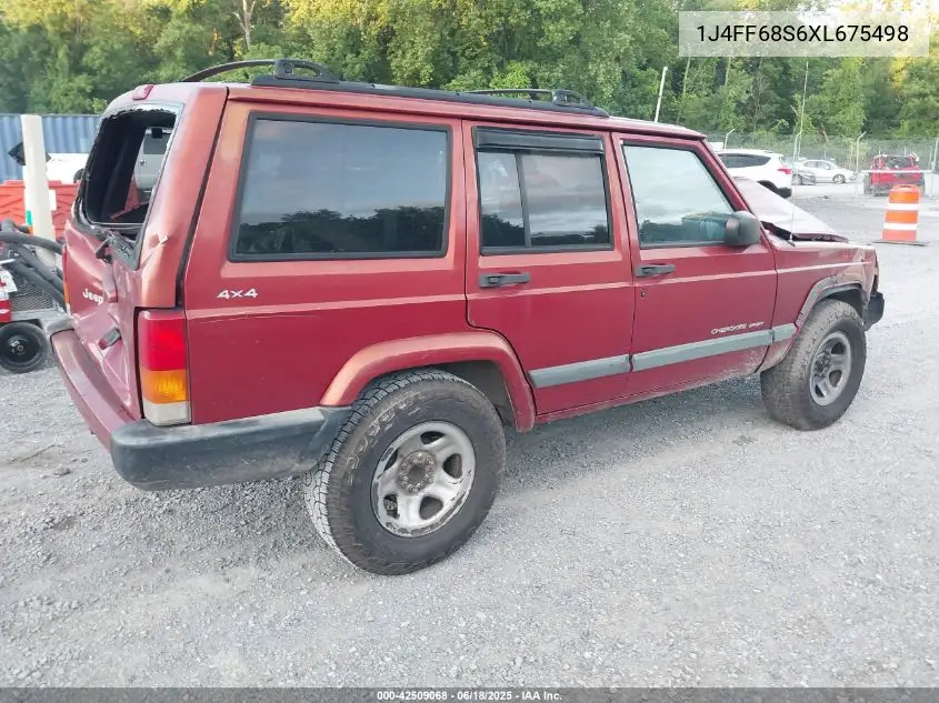 1999 Jeep Cherokee Classic/Sport VIN: 1J4FF68S6XL675498 Lot: 42509068