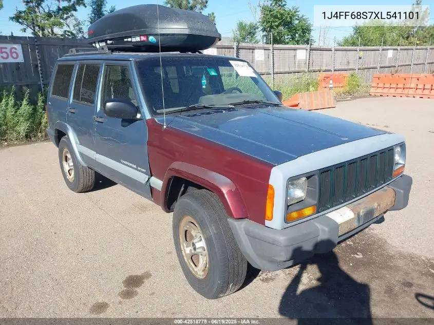 1999 Jeep Cherokee Classic/Sport VIN: 1J4FF68S7XL541101 Lot: 42518775