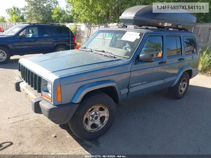 1999 Jeep Cherokee Classic/Sport VIN: 1J4FF68S7XL541101 Lot: 42518775
