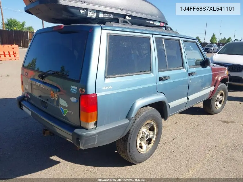 1999 Jeep Cherokee Classic/Sport VIN: 1J4FF68S7XL541101 Lot: 42518775