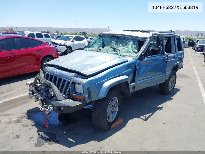 1999 Jeep Cherokee Classic/Sport VIN: 1J4FF68S7XL503819 Lot: 42537292