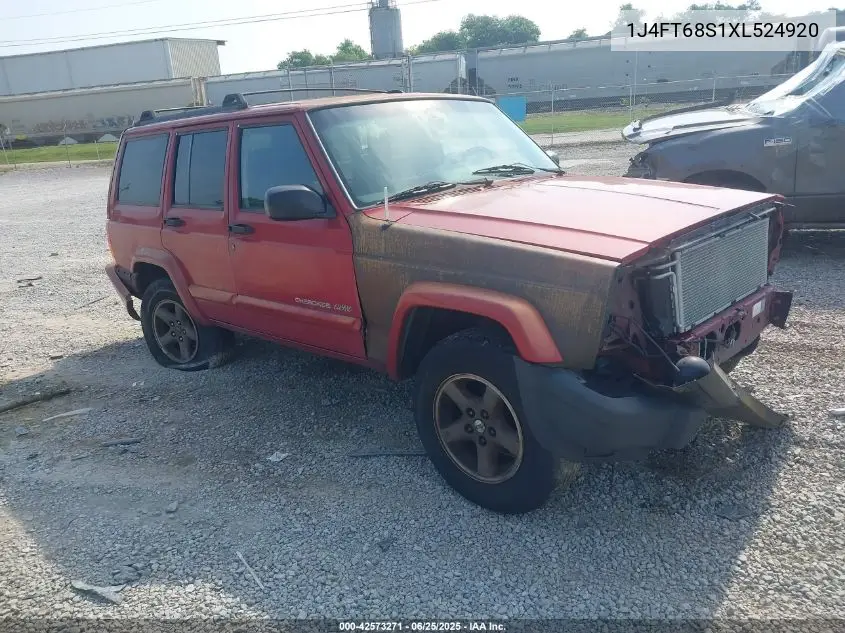 1999 Jeep Cherokee Classic/Sport VIN: 1J4FT68S1XL524920 Lot: 42573271