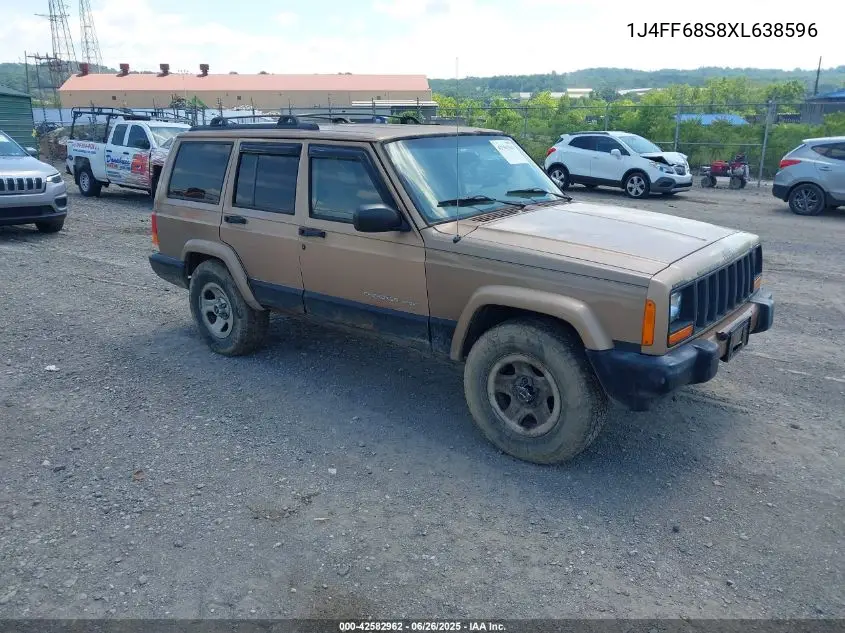 1999 Jeep Cherokee Classic/Sport VIN: 1J4FF68S8XL638596 Lot: 42582962