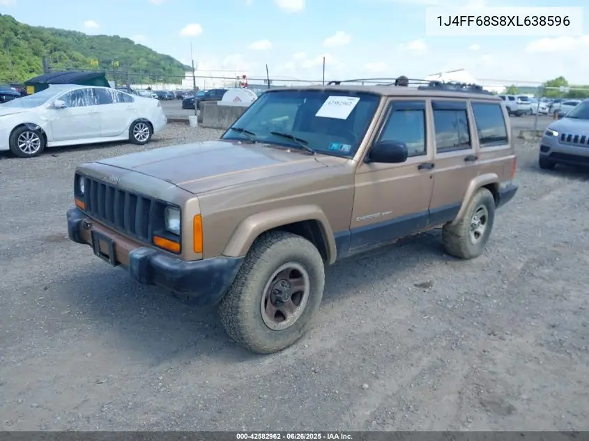 1999 Jeep Cherokee Classic/Sport VIN: 1J4FF68S8XL638596 Lot: 42582962
