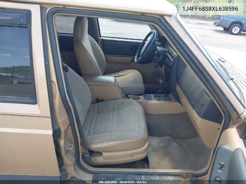 1999 Jeep Cherokee Classic/Sport VIN: 1J4FF68S8XL638596 Lot: 42582962