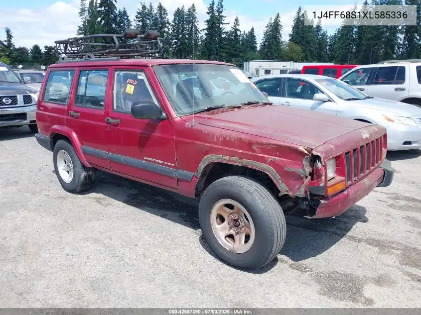 1999 Jeep Cherokee Classic/Sport VIN: 1J4FF68S1XL585336 Lot: 42667390