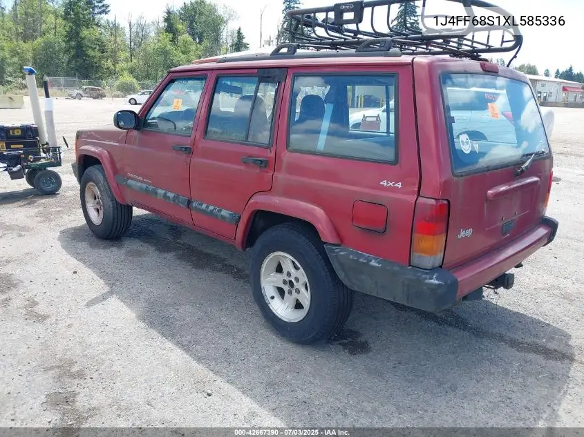 1999 Jeep Cherokee Classic/Sport VIN: 1J4FF68S1XL585336 Lot: 42667390