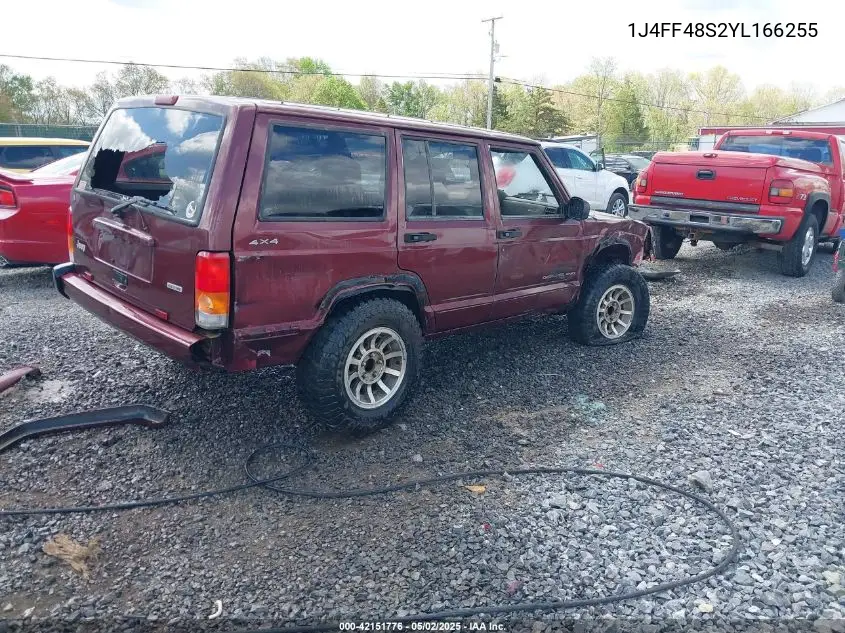2000 Jeep Cherokee Sport VIN: 1J4FF48S2YL166255 Lot: 42151776