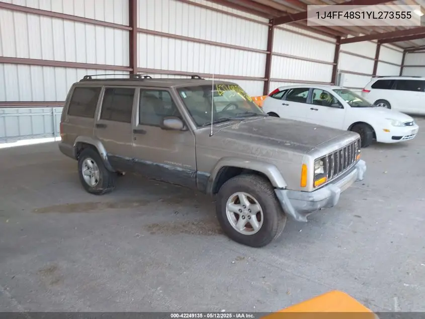 2000 Jeep Cherokee Sport VIN: 1J4FF48S1YL273555 Lot: 42249135