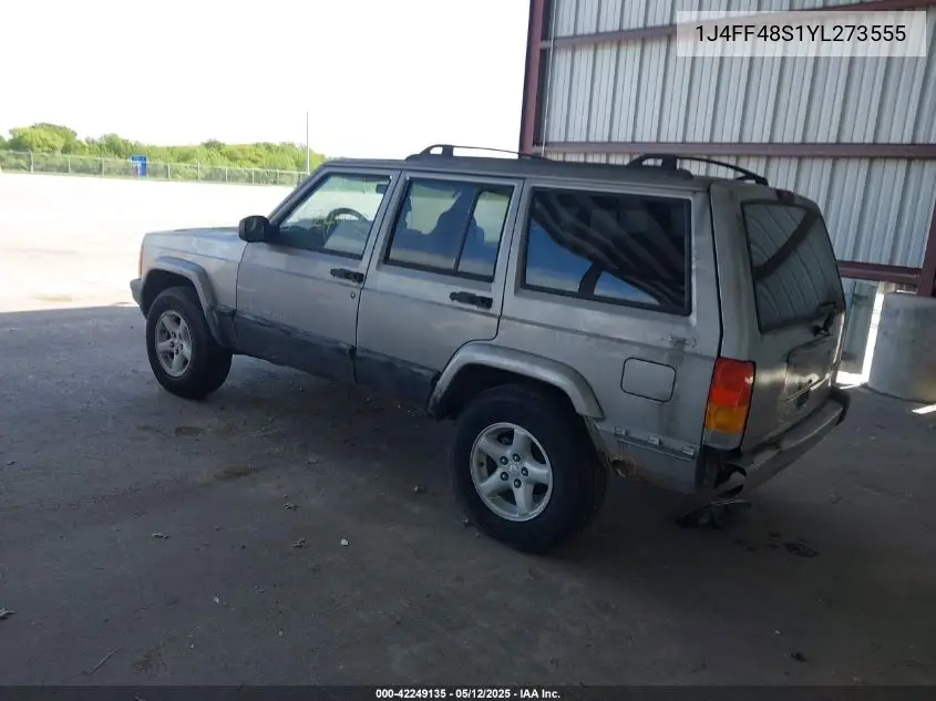 2000 Jeep Cherokee Sport VIN: 1J4FF48S1YL273555 Lot: 42249135