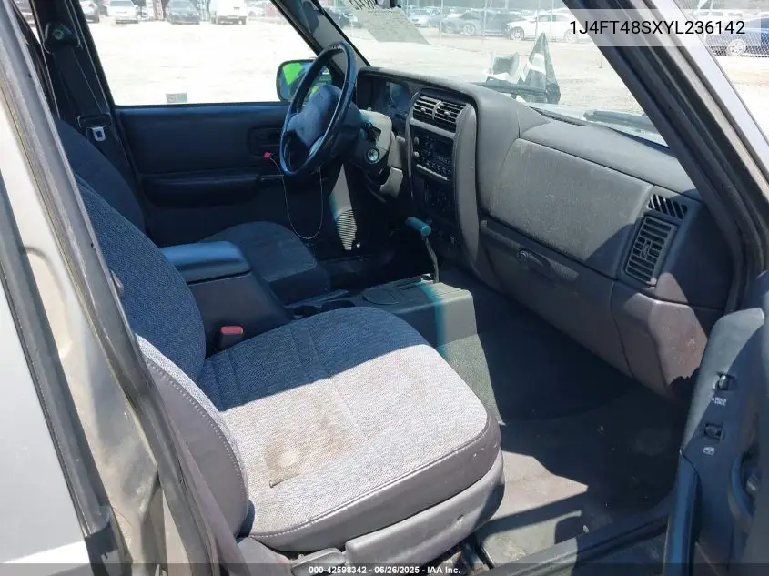 2000 Jeep Cherokee Sport VIN: 1J4FT48SXYL236142 Lot: 42598342