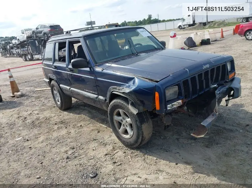 2001 Jeep Cherokee Sport VIN: 1J4FT48S11L503254 Lot: 42806280