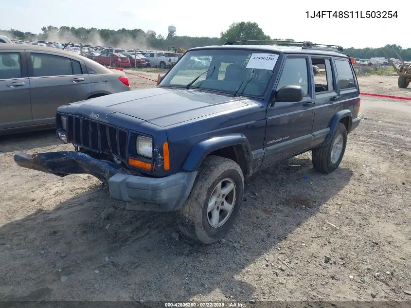 2001 Jeep Cherokee Sport VIN: 1J4FT48S11L503254 Lot: 42806280