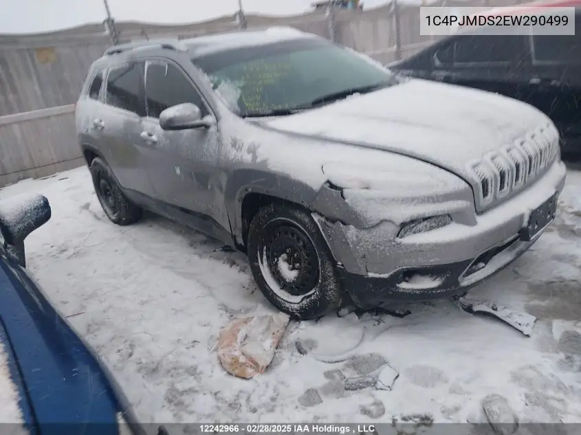 2014 Jeep Cherokee Limited VIN: 1C4PJMDS2EW290499 Lot: 12242966