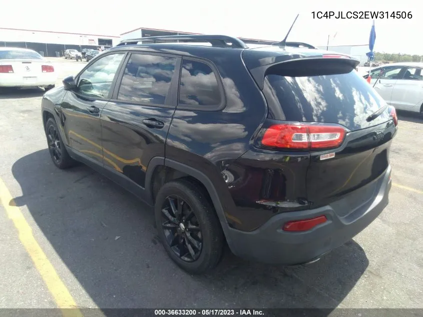 2014 Jeep Cherokee Latitude VIN: 1C4PJLCS2EW314506 Lot: 36633200