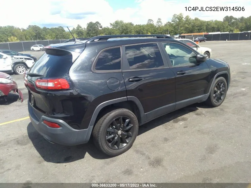 2014 Jeep Cherokee Latitude VIN: 1C4PJLCS2EW314506 Lot: 36633200