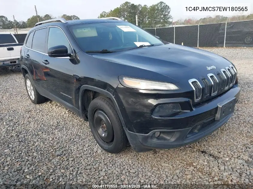 2014 Jeep Cherokee Latitude VIN: 1C4PJMCS7EW180565 Lot: 41770555