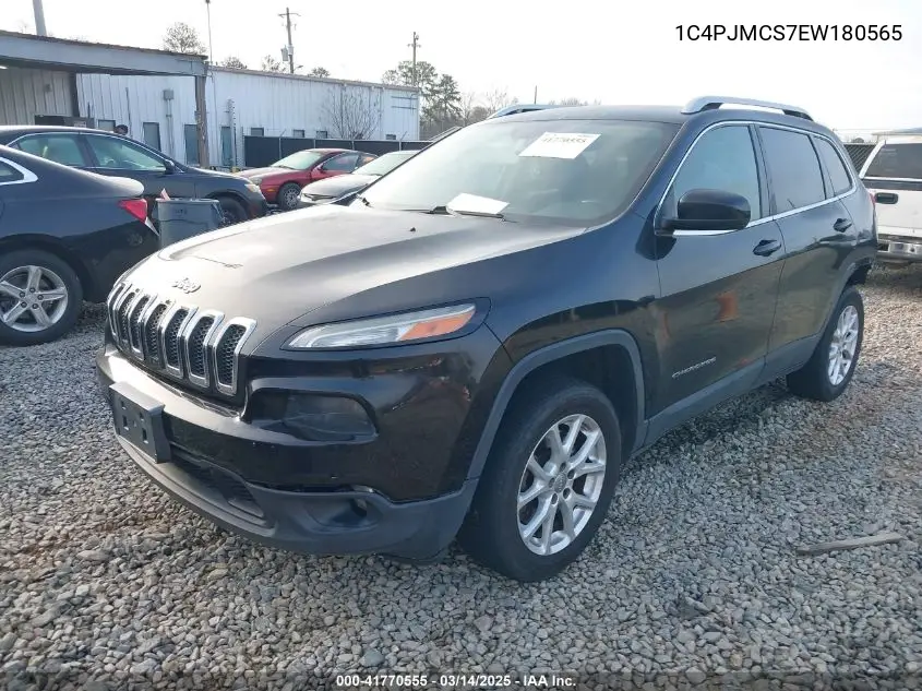 2014 Jeep Cherokee Latitude VIN: 1C4PJMCS7EW180565 Lot: 41770555