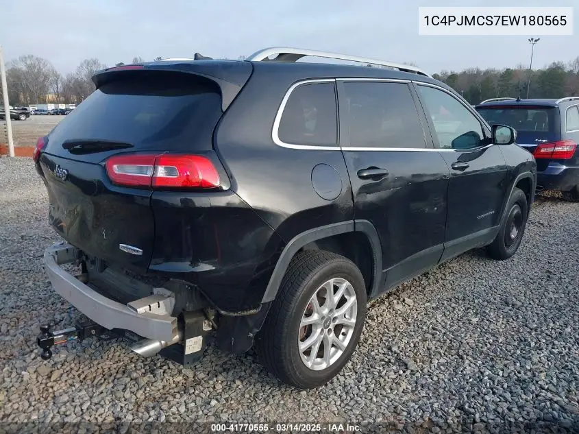 2014 Jeep Cherokee Latitude VIN: 1C4PJMCS7EW180565 Lot: 41770555