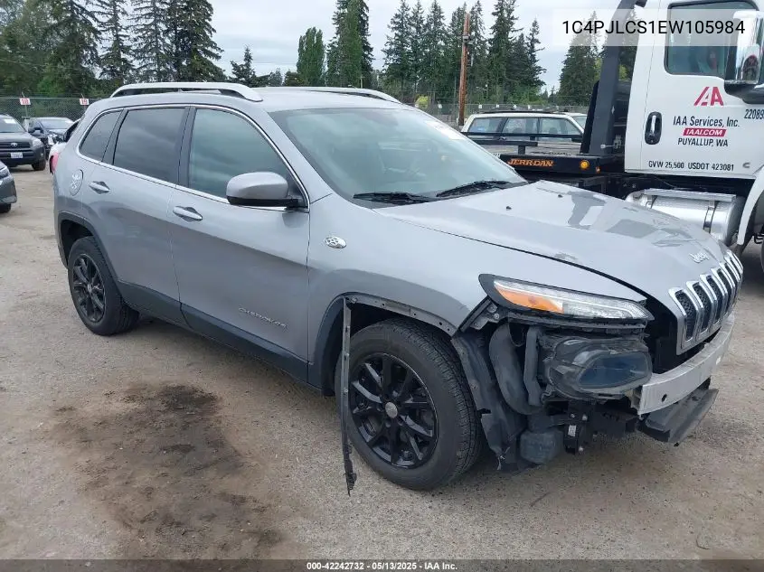2014 Jeep Cherokee Latitude VIN: 1C4PJLCS1EW105984 Lot: 42242732