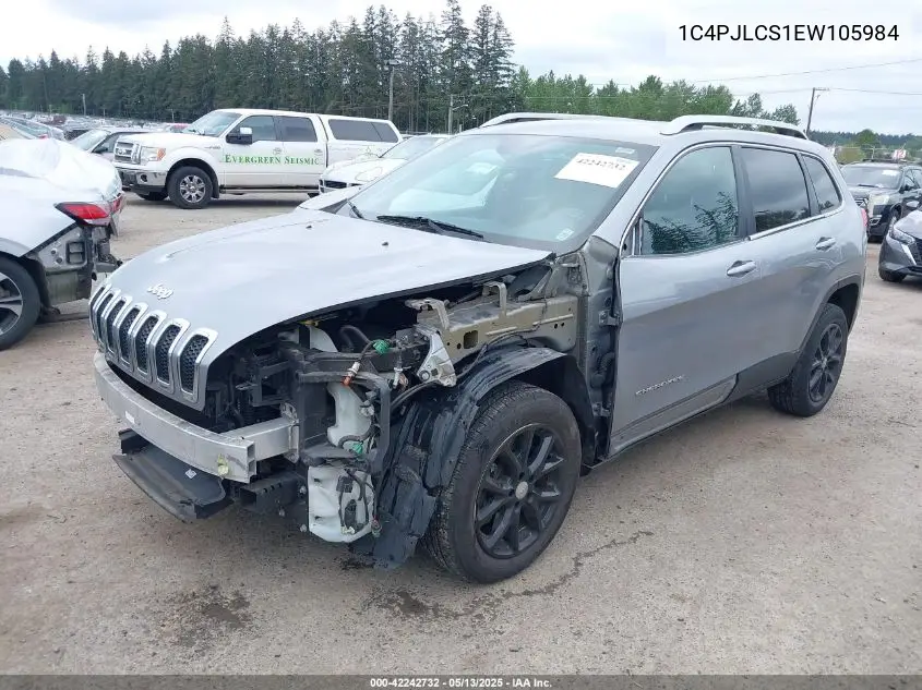 2014 Jeep Cherokee Latitude VIN: 1C4PJLCS1EW105984 Lot: 42242732