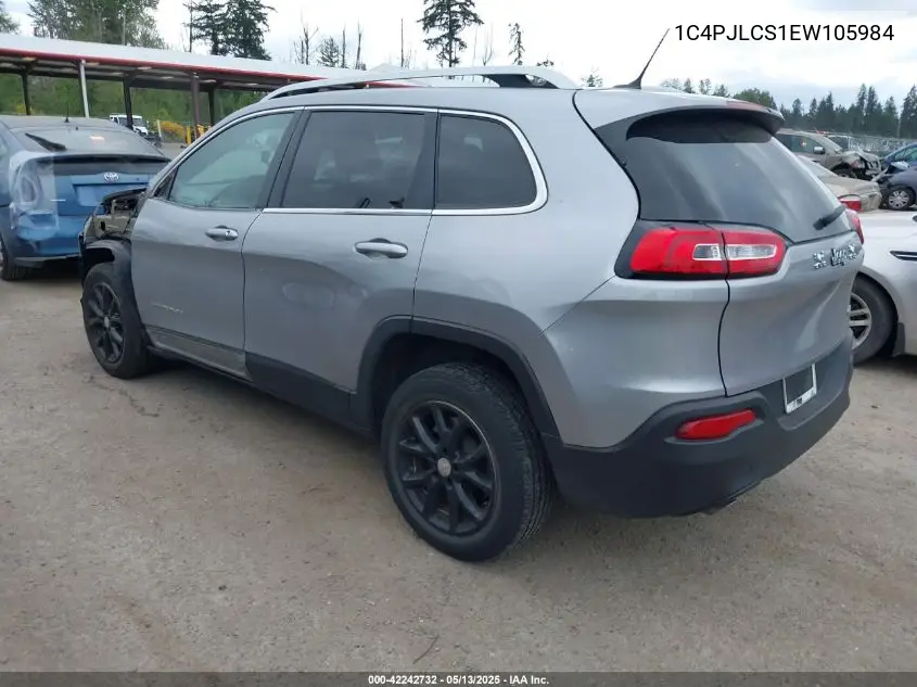 2014 Jeep Cherokee Latitude VIN: 1C4PJLCS1EW105984 Lot: 42242732