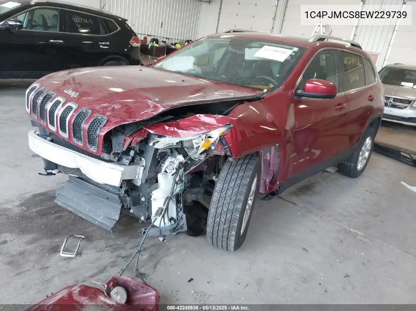 2014 Jeep Cherokee Latitude VIN: 1C4PJMCS8EW229739 Lot: 42248936