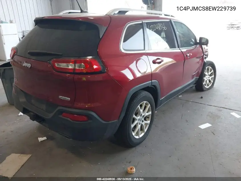 2014 Jeep Cherokee Latitude VIN: 1C4PJMCS8EW229739 Lot: 42248936