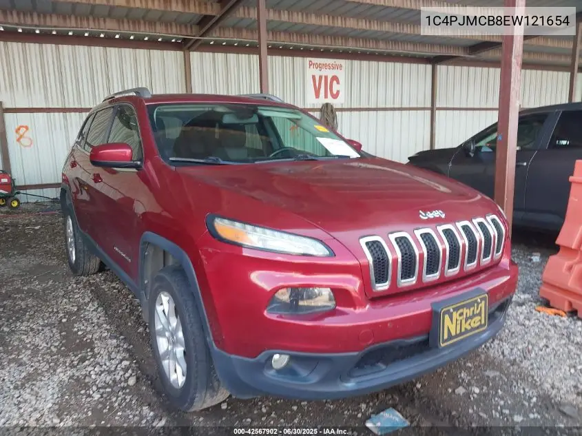 2014 Jeep Cherokee Latitude VIN: 1C4PJMCB8EW121654 Lot: 42567902