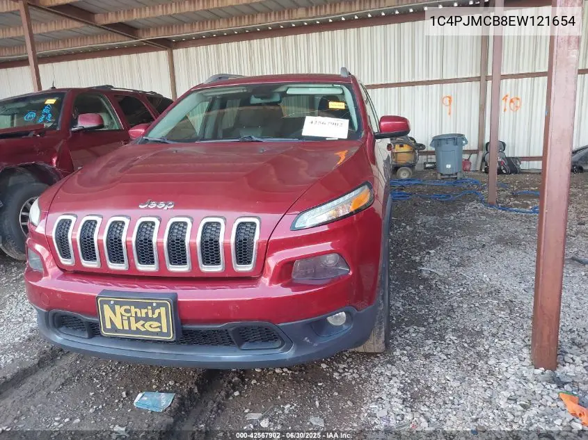 2014 Jeep Cherokee Latitude VIN: 1C4PJMCB8EW121654 Lot: 42567902