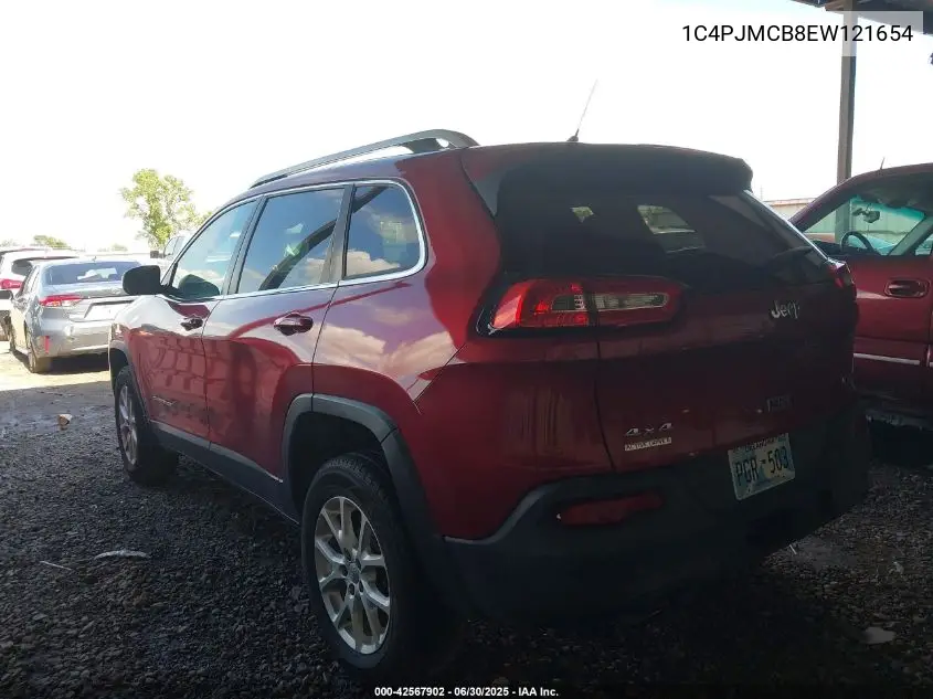 2014 Jeep Cherokee Latitude VIN: 1C4PJMCB8EW121654 Lot: 42567902