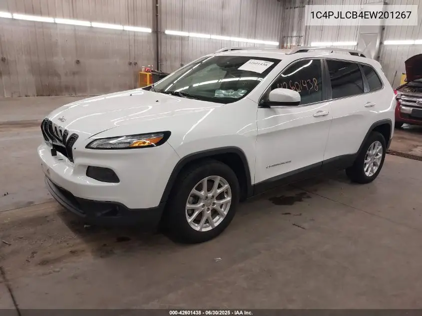 2014 Jeep Cherokee Latitude VIN: 1C4PJLCB4EW201267 Lot: 42601438