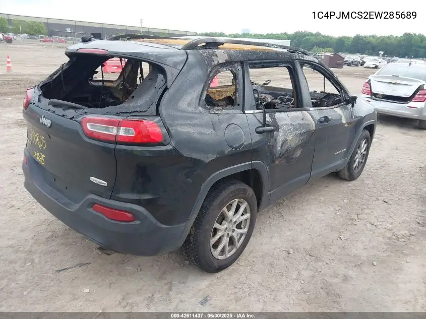 2014 Jeep Cherokee Latitude VIN: 1C4PJMCS2EW285689 Lot: 42611437