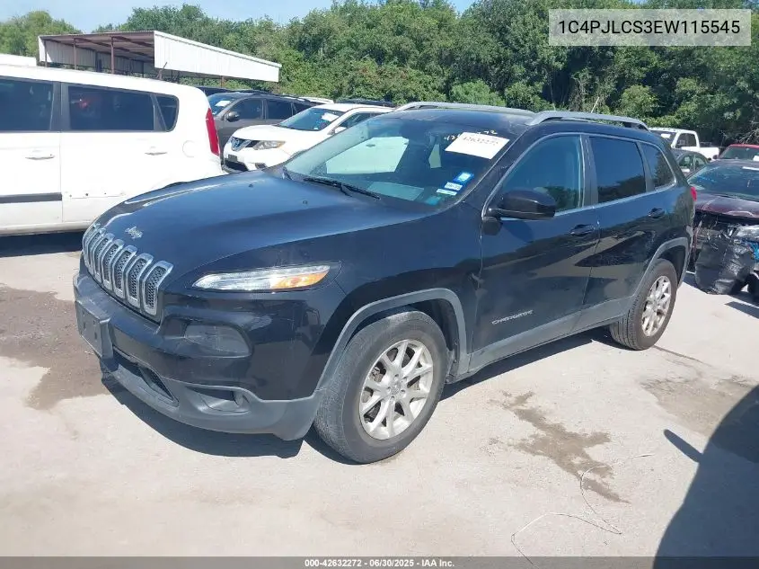 2014 Jeep Cherokee Latitude VIN: 1C4PJLCS3EW115545 Lot: 42632272