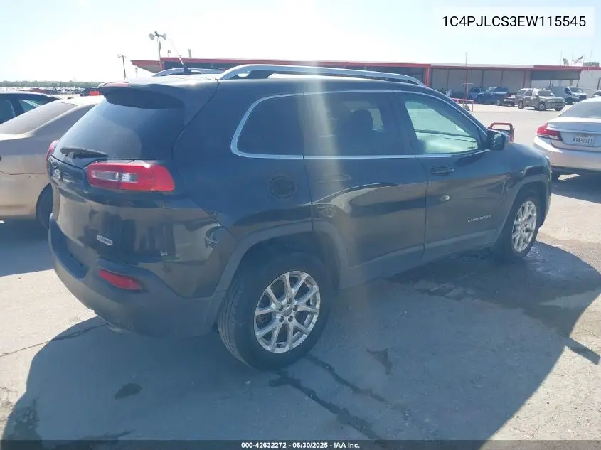 2014 Jeep Cherokee Latitude VIN: 1C4PJLCS3EW115545 Lot: 42632272