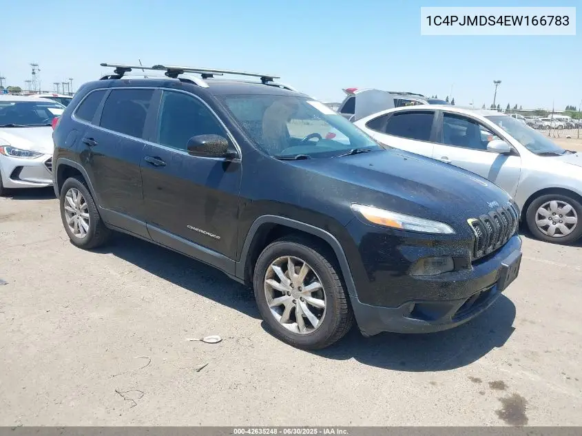 2014 Jeep Cherokee Limited VIN: 1C4PJMDS4EW166783 Lot: 42635248