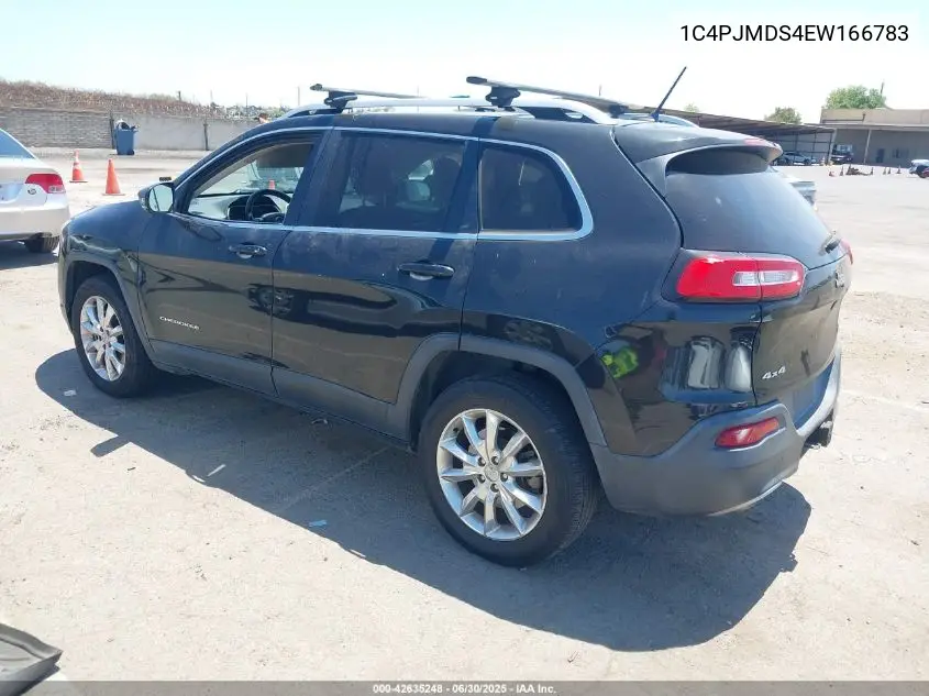 2014 Jeep Cherokee Limited VIN: 1C4PJMDS4EW166783 Lot: 42635248