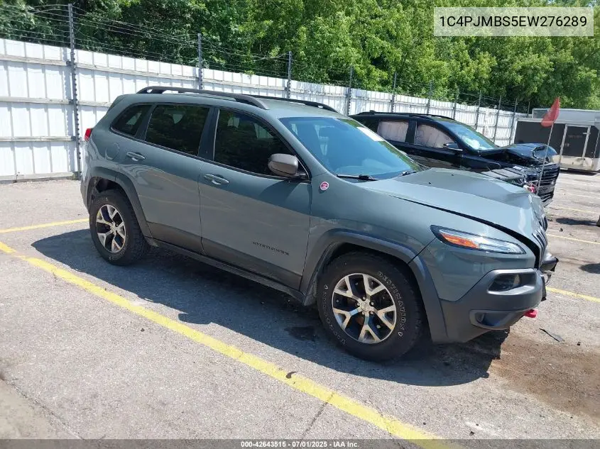 2014 Jeep Cherokee Trailhawk VIN: 1C4PJMBS5EW276289 Lot: 42643515