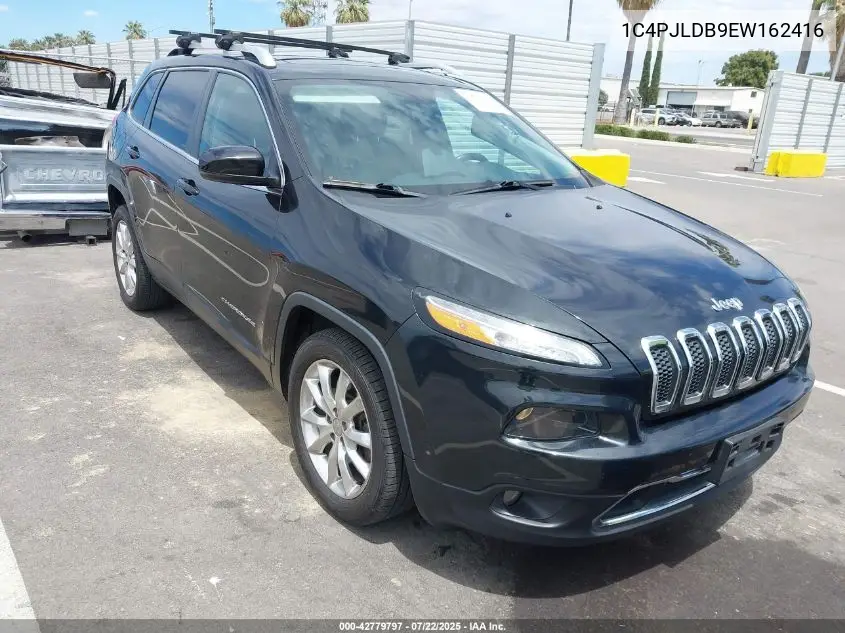 2014 Jeep Cherokee Limited VIN: 1C4PJLDB9EW162416 Lot: 42779797