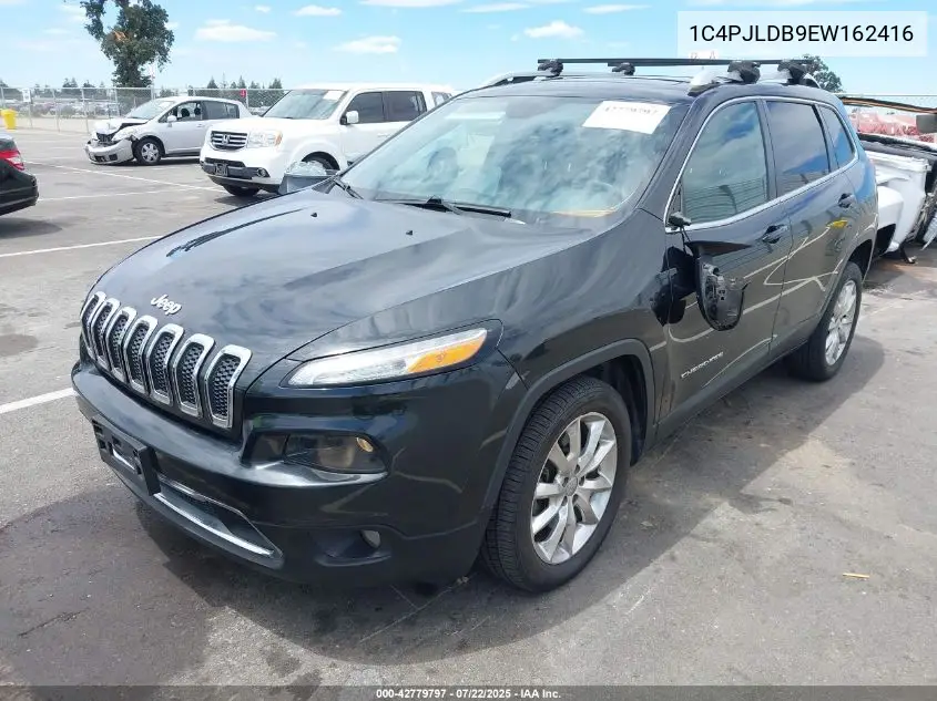 2014 Jeep Cherokee Limited VIN: 1C4PJLDB9EW162416 Lot: 42779797
