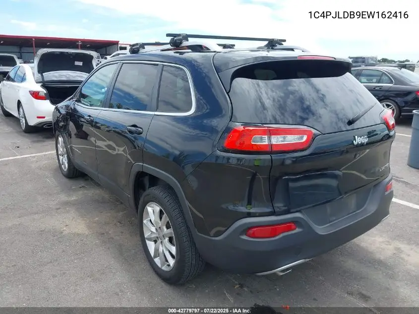 2014 Jeep Cherokee Limited VIN: 1C4PJLDB9EW162416 Lot: 42779797