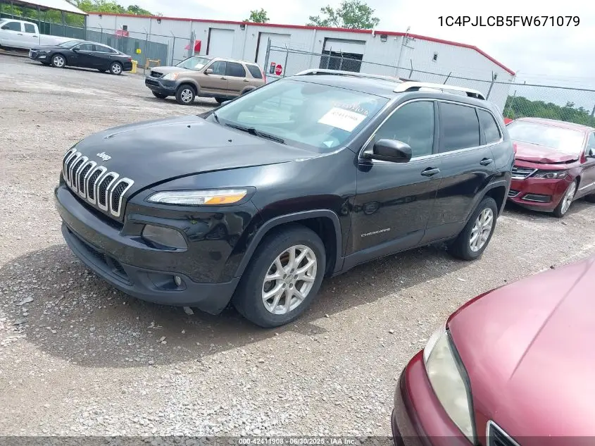 2015 Jeep Cherokee Latitude VIN: 1C4PJLCB5FW671079 Lot: 42411908